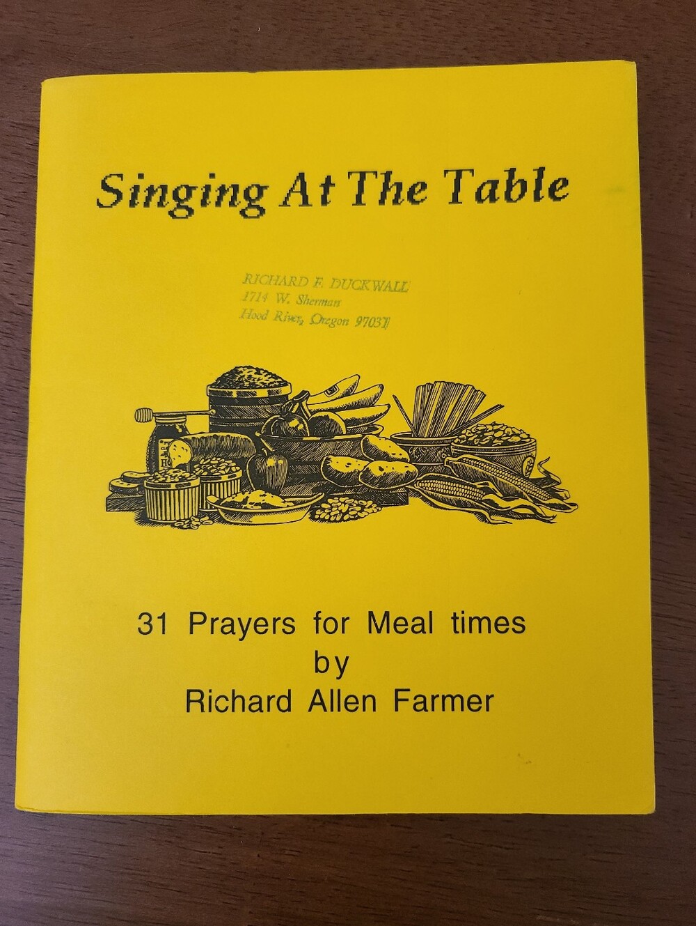 Vintage Singing At The Table Vintage 1994 Prayer Booklet
